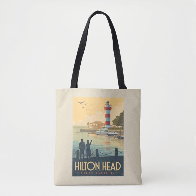 Bolso De Tela Hilton Head | Carolina del sur (Anverso)