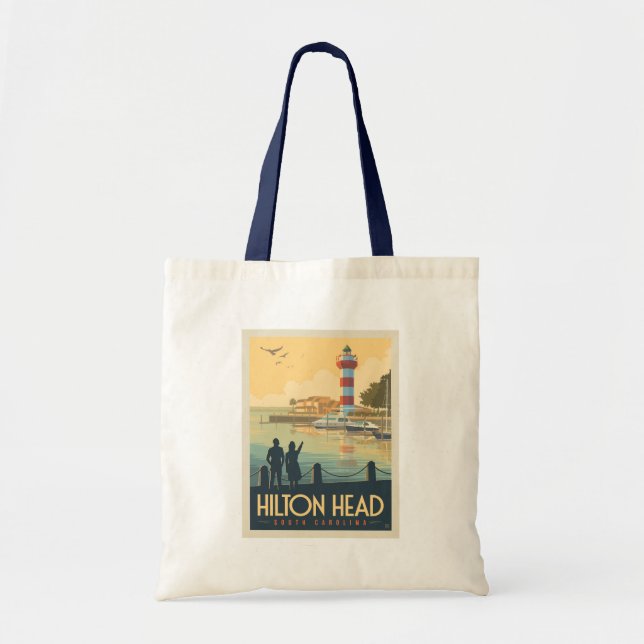 Bolso De Tela Hilton Head | Carolina del sur (Frente)