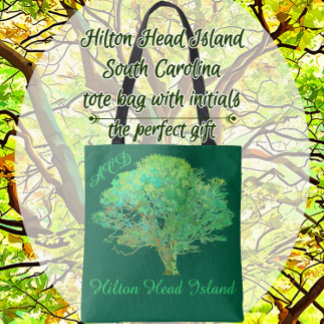 Bolso De Tela Hilton Head Island live oak tree Tote Bag