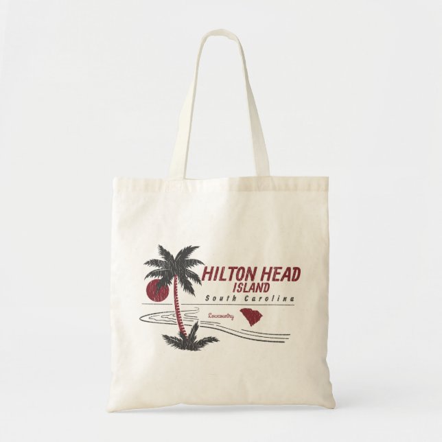 Bolso De Tela Hilton Head Island Lowcountry (Frente)
