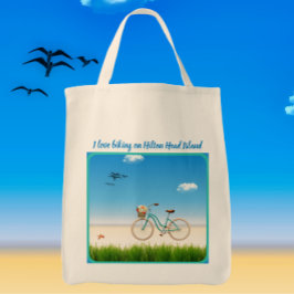 Bolso De Tela Hilton Head Island SC en bicicleta de playa
