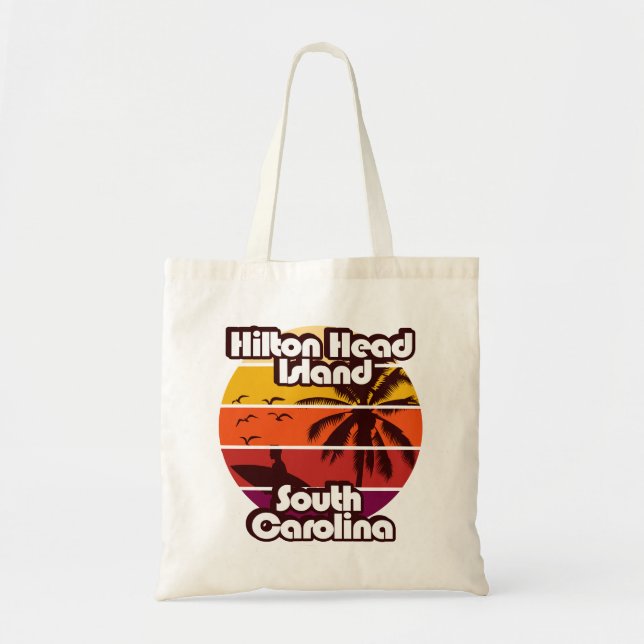 Bolso De Tela Hilton Head Island South Carolina (Frente)