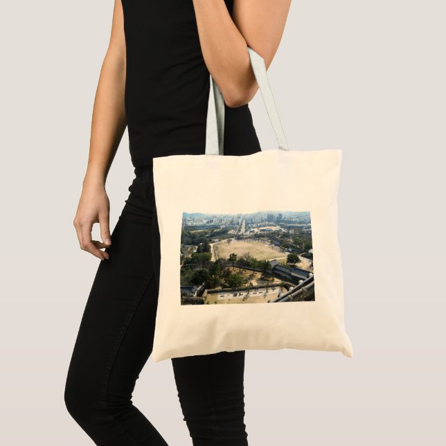 Bolso De Tela Himeji, Japón (Vista desde lo alto del castillo) (Anverso (producto))