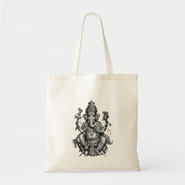 Bolso De Tela Hindu Ganesh (Frente)