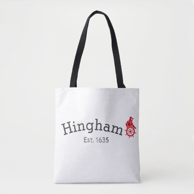 Bolso De Tela Hingham Massachusetts Tote Bag (Anverso)