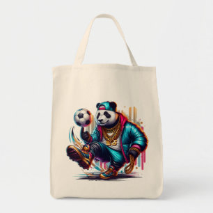 Bolso De Tela Hip Hop Panda Fútbol de Verano Deportes