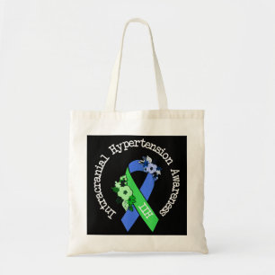 Bolso De Tela Hipertensión intracraneal IIH Conciencia Verde Azu