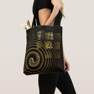 Bolso De Tela Hipnosis Arte abstracto
