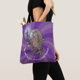 Bolso De Tela Hipnótico Increíble Descuento Gracioso Armadillo