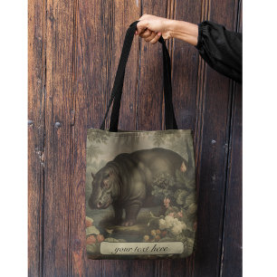 Bolso De Tela Hipo botánico ventilado, personalizable