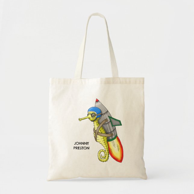 Bolso De Tela Hipoahorse de mar (Frente)
