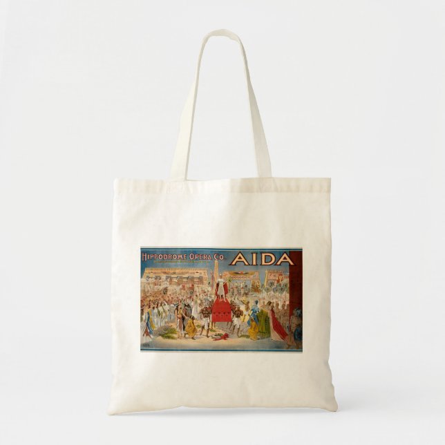 Bolso De Tela Hipódromo 1908 de Giuseppe Verdi Aida (Frente)