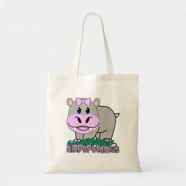 Bolso De Tela Hipopótamo (Frente)