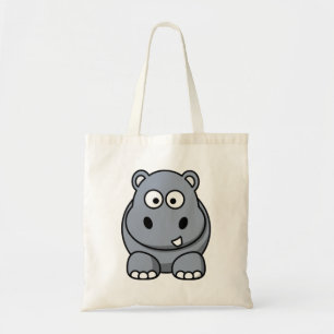 Bolso De Tela Hipopótamo del dibujo animado