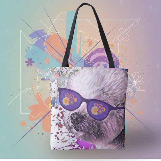 Bolso De Tela Hippie 'Chon the Bichon (Subido por el creador)