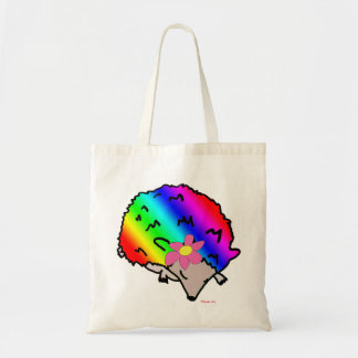 Bolso De Tela Hippie Hedgehog Rainbow Canvas Shopag