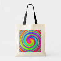 Hippie retro del teñido anudado psicodélico