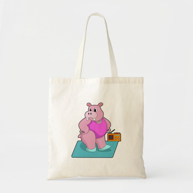 Bolso De Tela Hippo en Fitness con Radio.PNG (Frente)