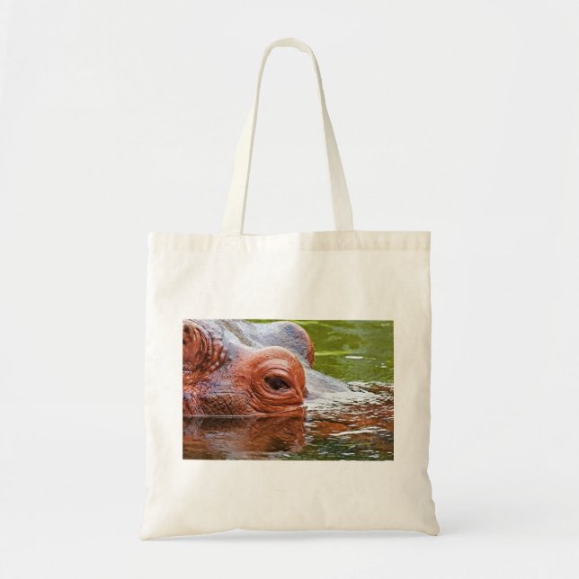 Bolso De Tela Hippopotamus temático (Frente)