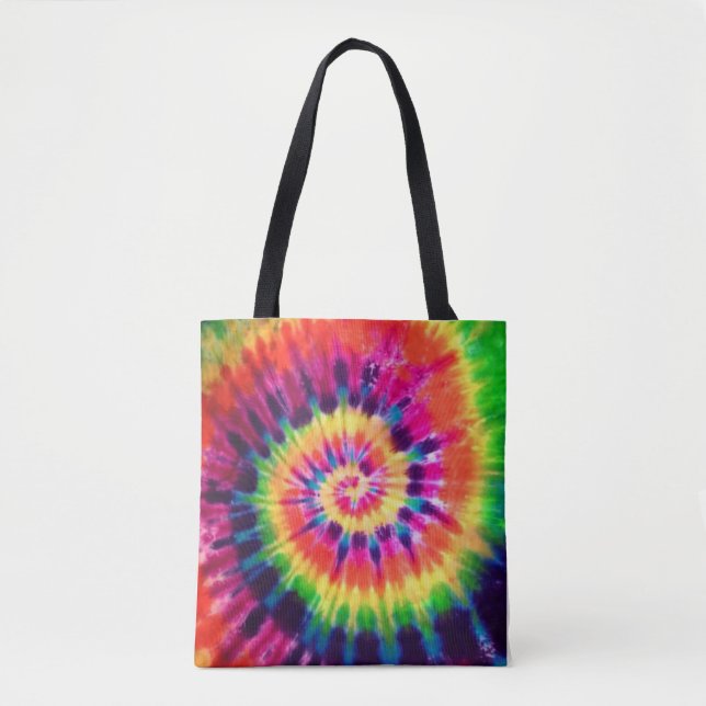 Bolso De Tela Hippy Peace Retro 60 (Anverso)