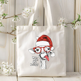 Bolso De Tela Hipster Navidades Giraffe | Vacaciones