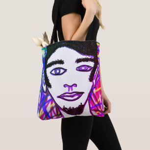 Bolso De Tela Hipster Steve Funky Guay Bright Graffiti