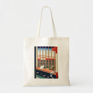 Bolso De Tela Hiroshige Utagawa - Campos de arroz de Asakusa