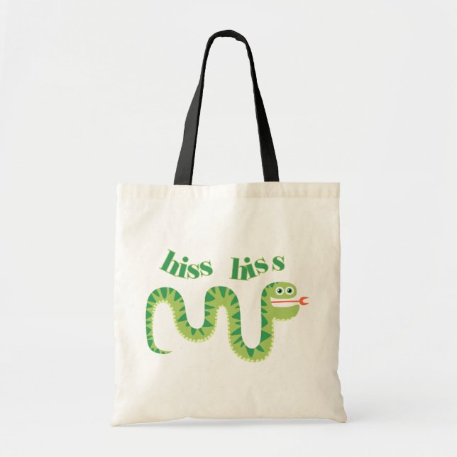 Bolso De Tela Hiss Hiss Snake (Frente)