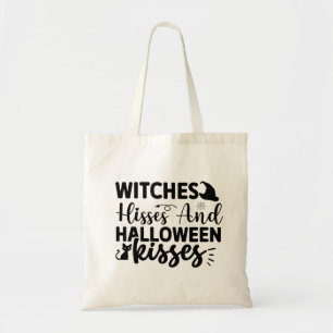 Bolso De Tela Hisses De Testigos Y Besos De Halloween
