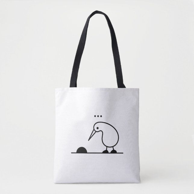 Bolso De Tela Historia de adicción del pájaro Kiwi: Evolución Fo (Anverso)