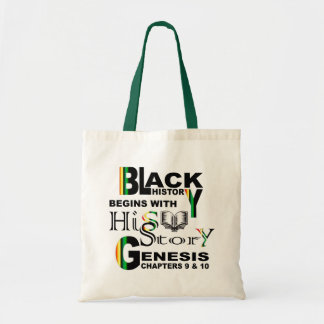 Bolso De Tela Historia negra I Tote presupuestario I GrnStrap