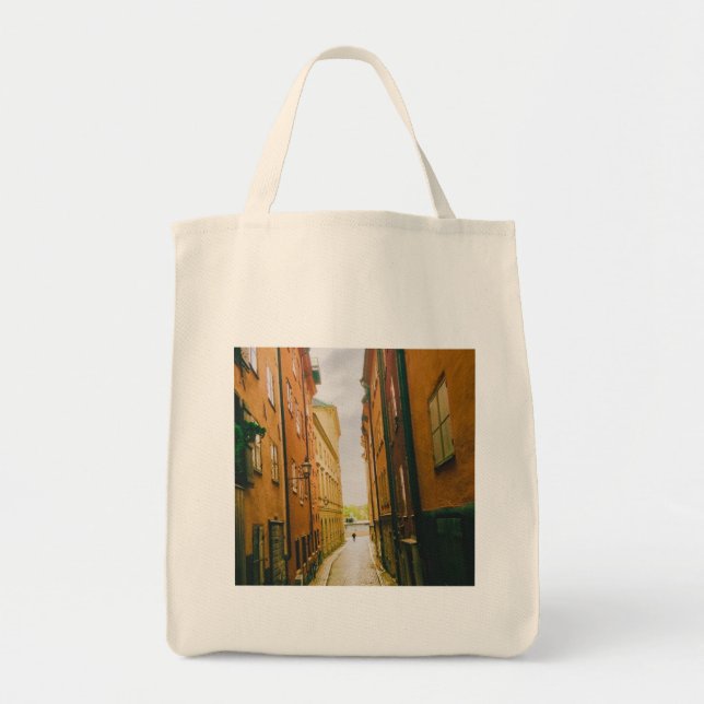 Bolso De Tela Historic old town, Gamla Stan, Stockholm, Sweden (Frente)