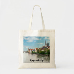 Bolso De Tela Histórico casco antiguo de Regensburg, Alemania