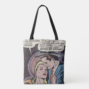 Bolso De Tela Historieta romántica clásica de los años 50