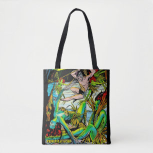 Bolso De Tela Historietas antiguas de la princesa de la sirena m