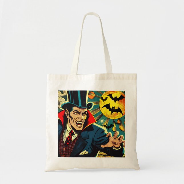 Bolso De Tela Historietas de vampiros de época (Frente)
