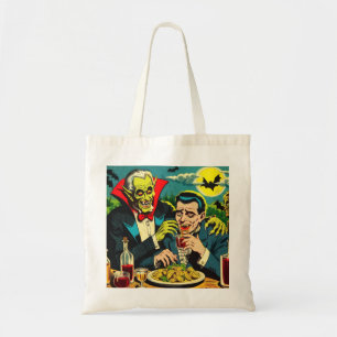 Bolso De Tela Historietas de vampiros de horror vintage
