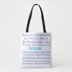 Bolso De Tela Hitos de Helsinki