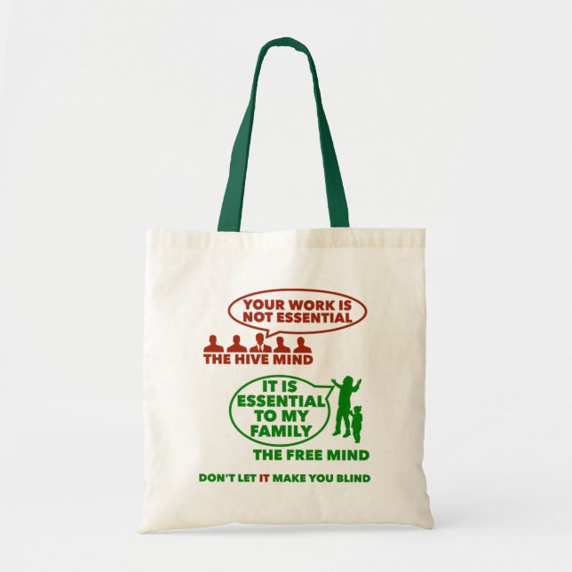 Bolso De Tela Hive Mind tote (Frente)