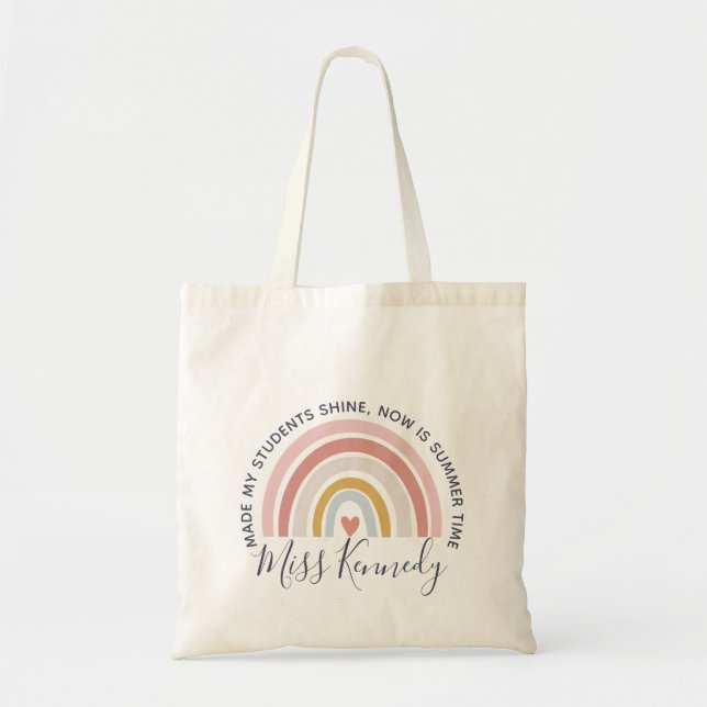 Bolso De Tela Hizo brillar a mis estudiantes ahora es profesor d (Frente)
