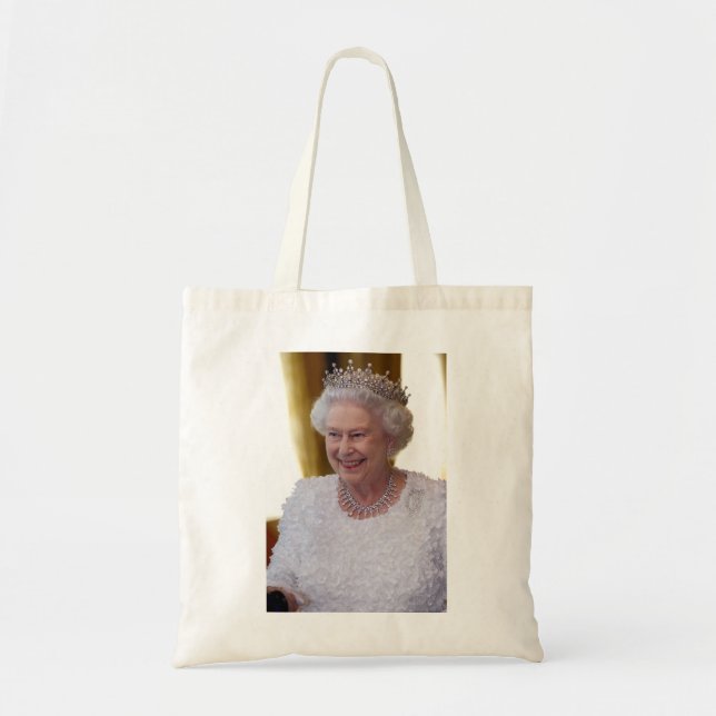Bolso De Tela HM Queen Elizabeth II Dublín (Frente)