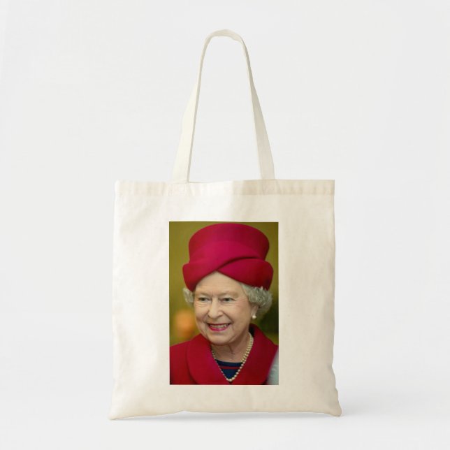Bolso De Tela HM Queen Elizabeth II Platinum Jubilee (Frente)