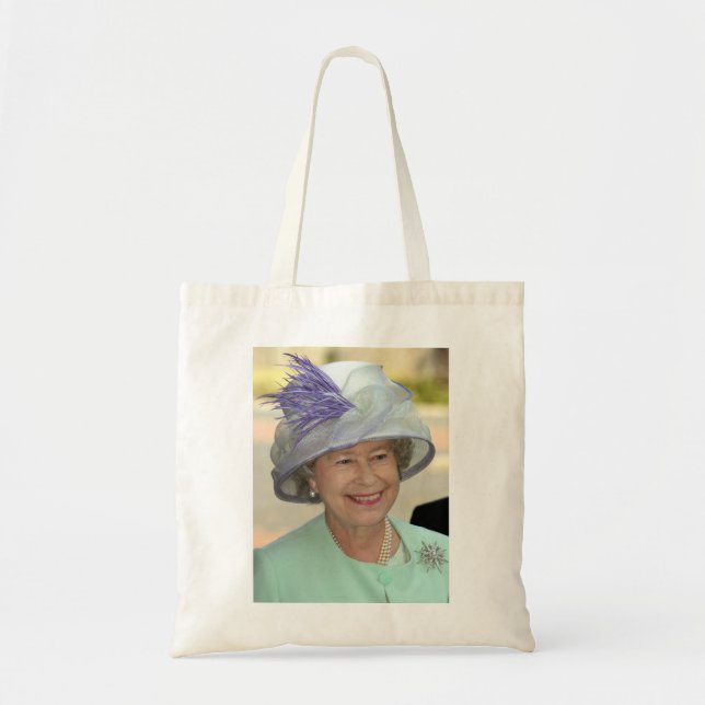 Bolso De Tela HM Queen Elizabeth II Platinum Jubilee (Frente)