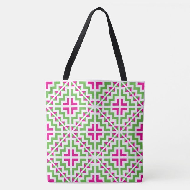 Bolso De Tela Hmong pattern tote bag (Anverso)