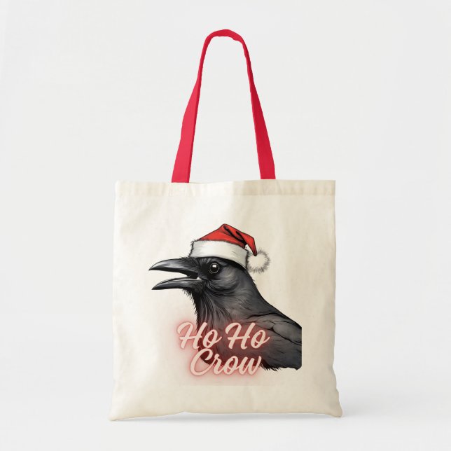 Bolso De Tela Ho Ho Crow Shopping Tote Bag (Frente)