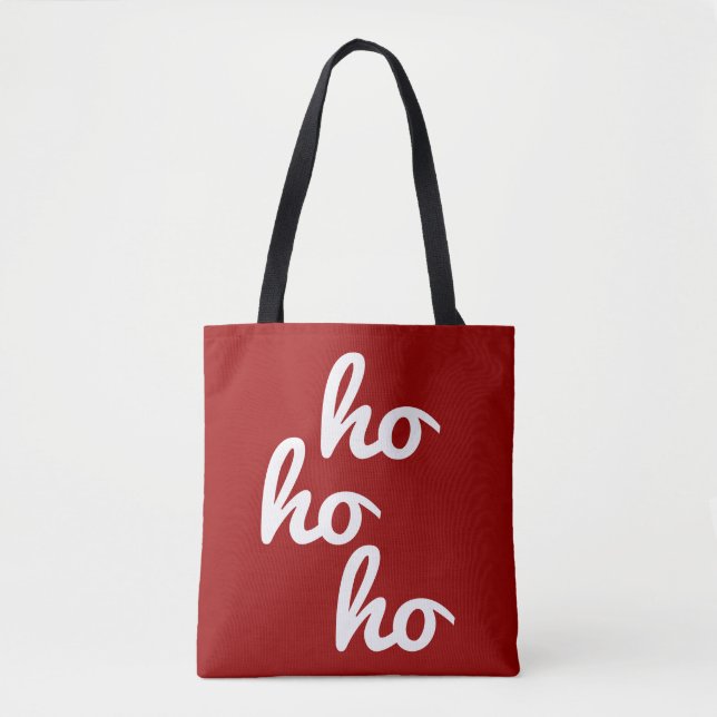 Bolso De Tela Ho-ho-ho (Anverso)