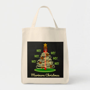 Bolso De Tela ¡Ho! ¡Ho! ¡Ho! Árbol de pasta de los Navidades de 