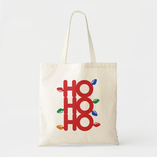 Bolso De Tela Ho Ho Ho Ho (Frente)