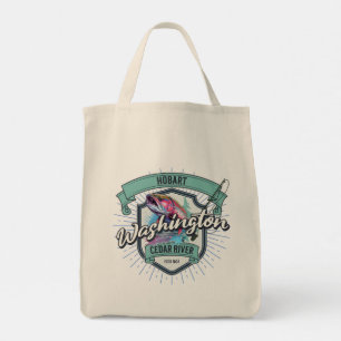 Bolso De Tela Hobart (río Cedar), Washington Tote Bag
