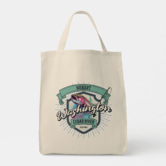 Bolso De Tela Hobart (río Cedar), Washington Tote Bag